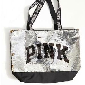 PINK VS zippered Tote bag NIP
